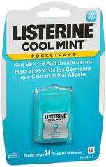 Listerine Cool Mint Pocketpaks 24 strips