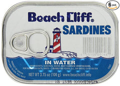 Beach Cliff Sardines in Water 3.75oz