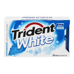 Trident White Gum Peppermint 16count