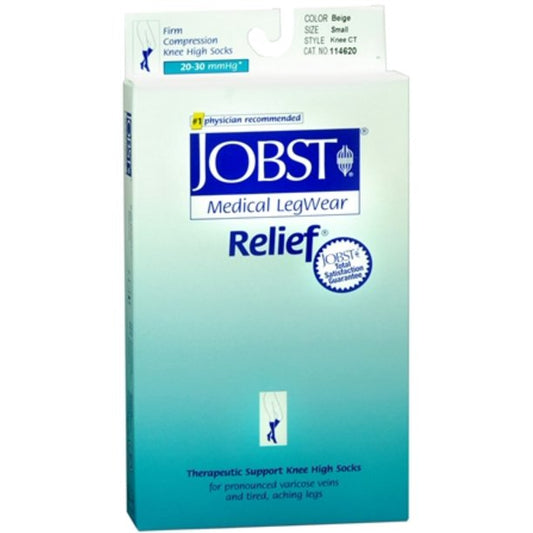 JOBST RELIEF PANTYHOSE 20-30 BEIGE EXTRA LARGE
