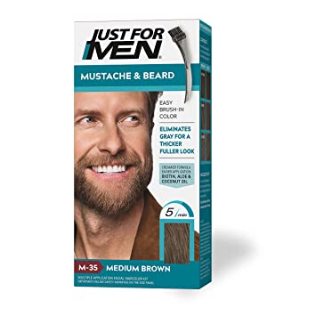Just For Men Mustache&Beard Gel Med Brown M35