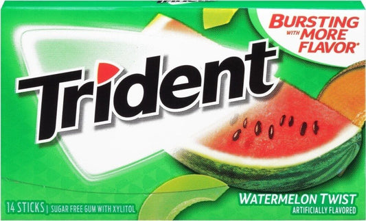 Trident Watermelon Twist Sugarfree Gum 14sticks