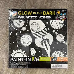 Glow In The Dark Galactic Vibes Paint In Canvas (Paint Included)