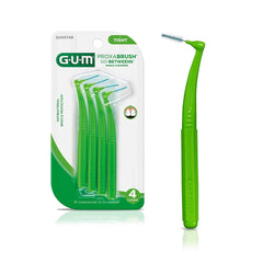 GUM Proxabrush Angle Cleaners Tight Bristles - 4ct