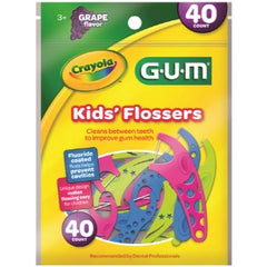 Gum Crayola GUM Kids Flossers Grape Flavor 40ct