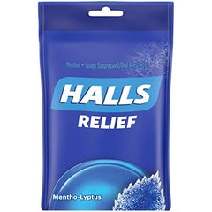 Halls Cough Drops Menthol Lyptus 30count