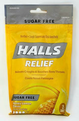 Halls Cough Drops S/F Honey Lemon 25count