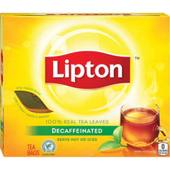 Lipton Decaffeinated Black Tea Bags 50ct 3.3oz