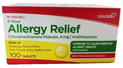 Ldr Allergy Relief 4mg Tabs 100count