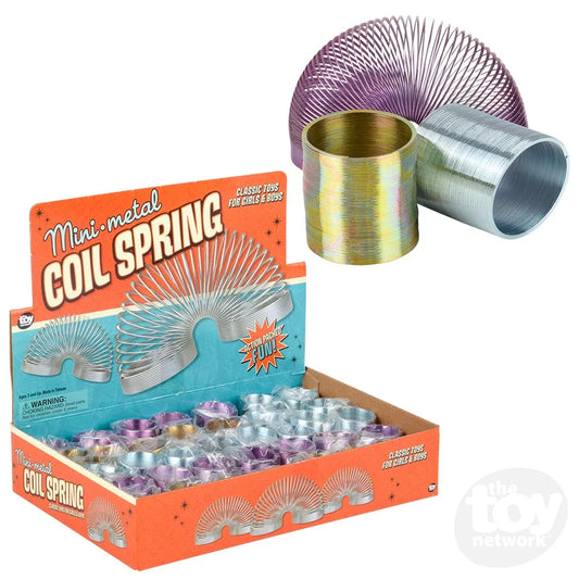 Mini Metal Coil Springs Assorted Colors 1ct