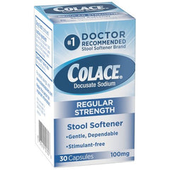 Colace Stool Softener 30 Capsules