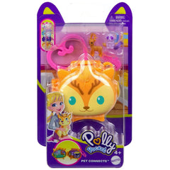 POLLY POCKET PET CONNECTS DEER AND MEADOW COMPACT PLAYSET