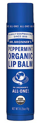 Dr. Bronner's Peppermint Organic Lip Balm 0.15oz