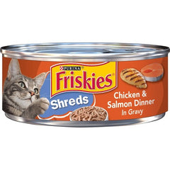 Friskies Shreds Chicken & Salmon Dinner in Gravy 5.5oz