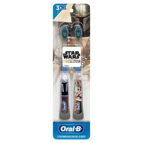 Oral-B Kids Star Wars the Mandalorian Manual Toothbrush Extra Soft 2pk
