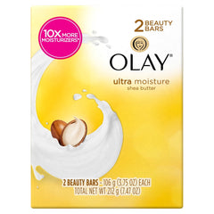 Olay Ultra Moisture Shea Butter Beauty Bars 7.47 oz 2 ct.