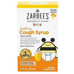 Zarbee's Soothing Cough Syrup Dark Honey 2fl oz