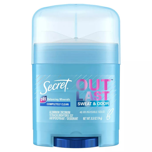 Secret Outlast Invisible Solid Antiperspirant and Deodorant Completely Clean 0.5oz