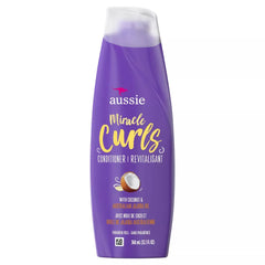 Aussie Miracle Curls Conditioner with Coconut & Jojoba Oil For Curly Hair - 12.1 fl oz