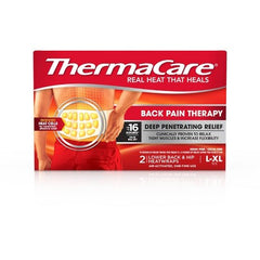 Thermacare Back Pain Therapy 16HR Deep Penetrating Relief L-XL (2 count)