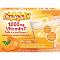 Emergen-C 1,000mg Vitamin C Tangerine (30-0.32oz packets)