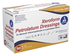 Dynarex 5" x 9" Xeroform Petrolatum Dressing- 50 Count