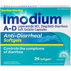 Imodium Anti-Diarrheal 24 Softgels