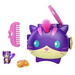 POLLY POCKET PET CONNECTS CAT AT A KITTY HANGOUT COMPACT PLAYSET AGE 4+