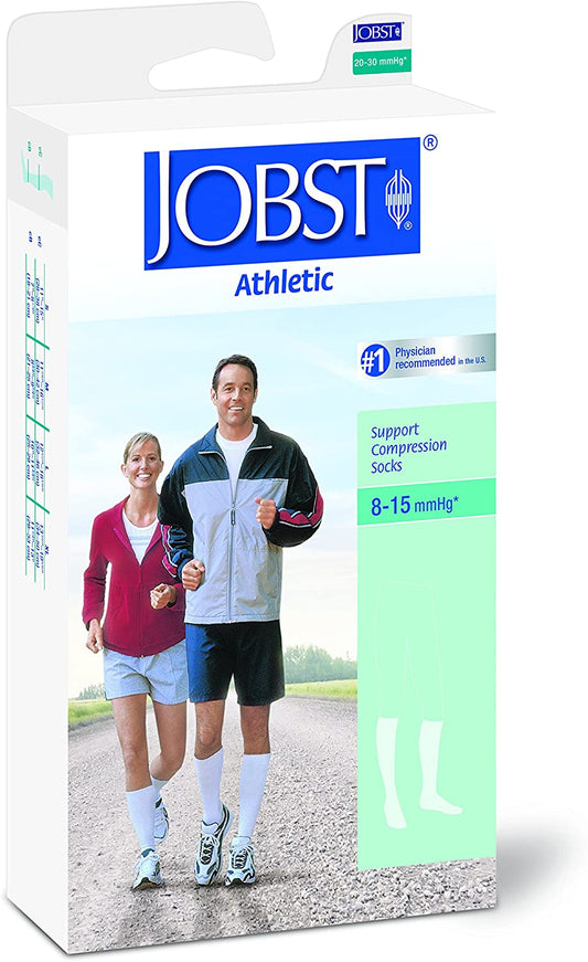 JOBST ATHLETIC 8-15 KNEE CT SMALL WHITE