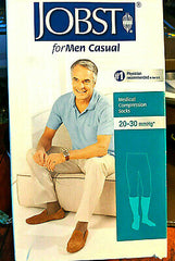 JOBST FOR MEN CASUAL KNEE HIGH CT KHAKI 20-30 SMALL