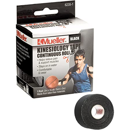 MUELLER CONTINUOUS ROLL KINESIOLOGY TAPE BLACK