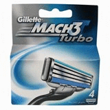 Gillette Mach 3 Turbo 4count