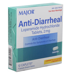 Major Anti-Diarrheal 12 Caplets