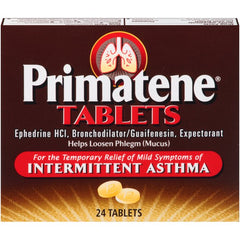 Primatene Asthma200- 12.5mg Tabs 24ea