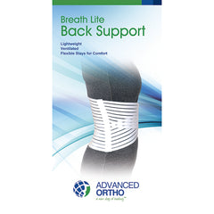 Breath Lite Back Support Small White