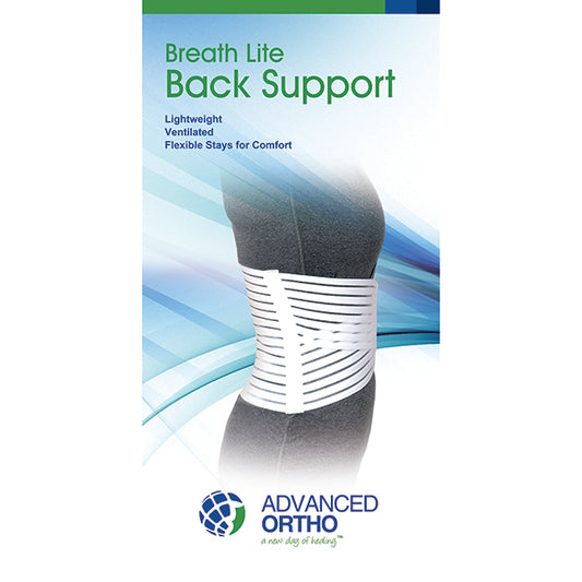 Breath Lite Back Support Xlarge White