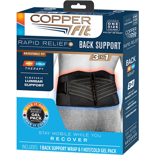 Copper Fit Rapid Relief Back Support One Size