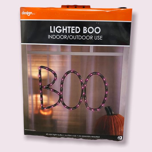 Halloween Lighted Boo