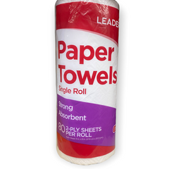 Leader Paper Towels 80ct (1roll)