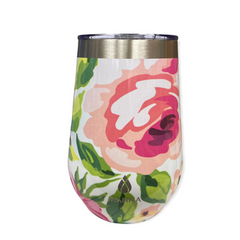 Manna Wine Tumblers Assorted Liberty Floral 12oz