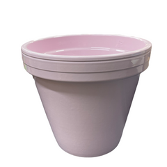 Powder Coated Ceramic Standard Flowerpot Assorted Colors (large)