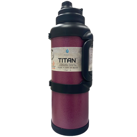 Manna 4L Titan Rustic Powder Water Jug Assorted Colors