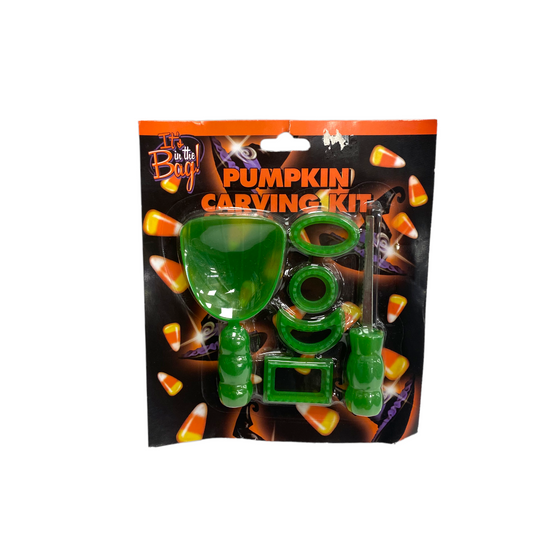 It's In the Bag! Pumpkin Carving Kit Assorted Colors 1ct