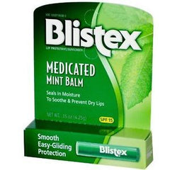 Blistex Medicated Mint Lip Balm (SPF 15) 0.15oz