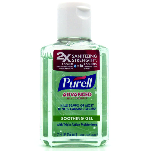 Purell Advanced Hand Sanitizer Soothing Aloe Gel 2fl oz