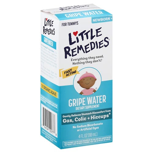 Little Remedies Gripe Water 4oz Gas Relief for Newborns 4oz