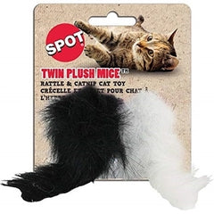Spot Twin Plush Mice 2ct