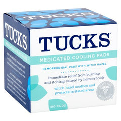 Tucks Medicated Cooling Pads 100 Count