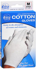 Cara Cotton Gloves Size Medium 1 ea.