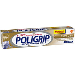 Super Poligrip Adhesive Extra Care Cream 2.2oz